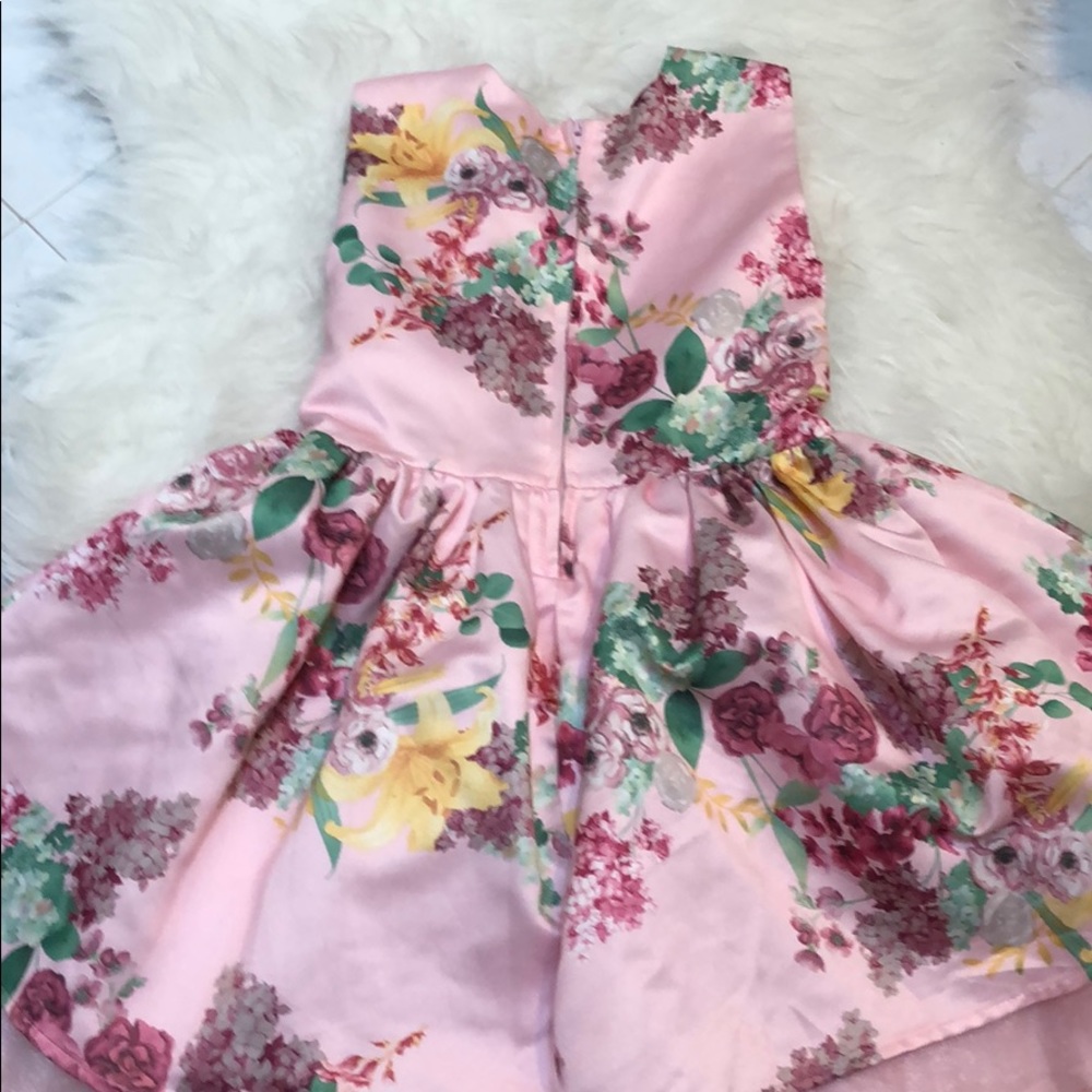Pink flower dress - Picture 4 of 5